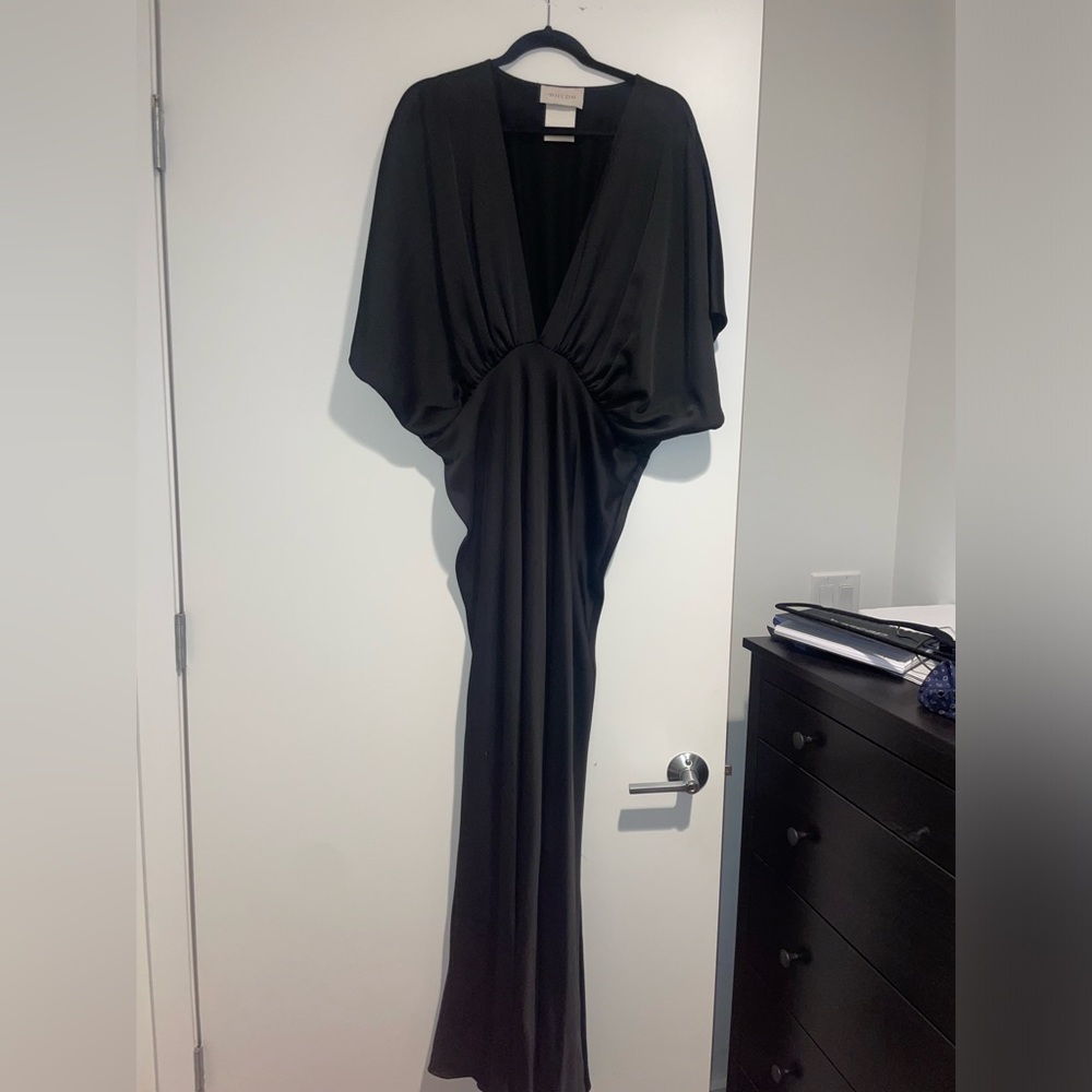 BHLDN Leila Satin Charmeuse dress